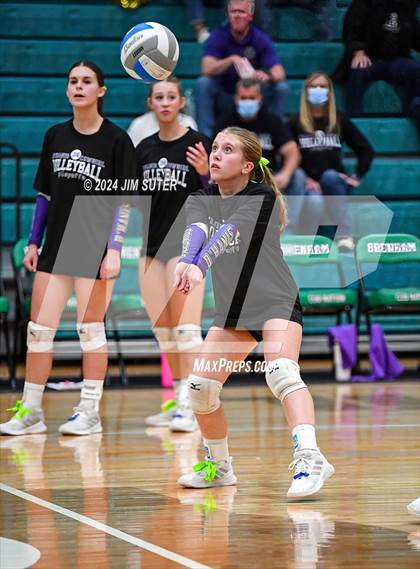 Thumbnail 1 in D'Hanis vs Round Top-Carmine (UIL Volleyball 1A Region III Semifinal) photogallery.