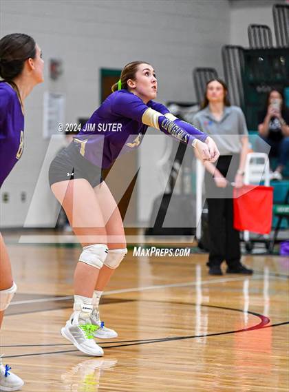 Thumbnail 2 in D'Hanis vs Round Top-Carmine (UIL Volleyball 1A Region III Semifinal) photogallery.