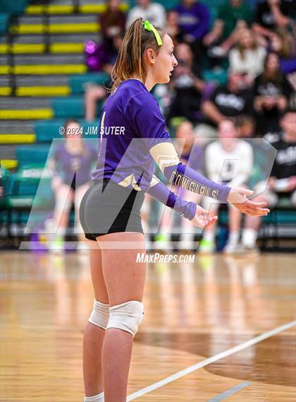 Thumbnail 1 in D'Hanis vs Round Top-Carmine (UIL Volleyball 1A Region III Semifinal) photogallery.