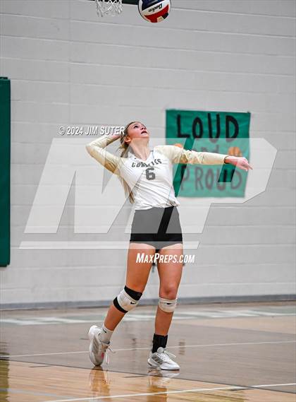 Thumbnail 1 in D'Hanis vs Round Top-Carmine (UIL Volleyball 1A Region III Semifinal) photogallery.