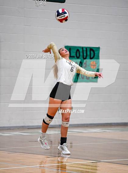 Thumbnail 2 in D'Hanis vs Round Top-Carmine (UIL Volleyball 1A Region III Semifinal) photogallery.