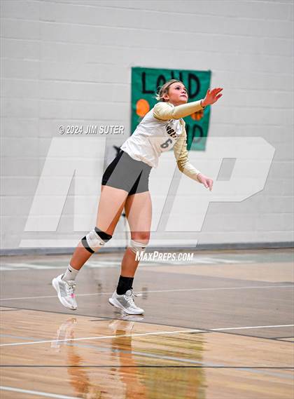 Thumbnail 1 in D'Hanis vs Round Top-Carmine (UIL Volleyball 1A Region III Semifinal) photogallery.