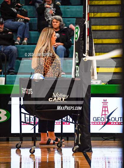 Thumbnail 1 in D'Hanis vs Round Top-Carmine (UIL Volleyball 1A Region III Semifinal) photogallery.