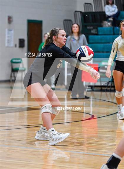 Thumbnail 1 in D'Hanis vs Round Top-Carmine (UIL Volleyball 1A Region III Semifinal) photogallery.