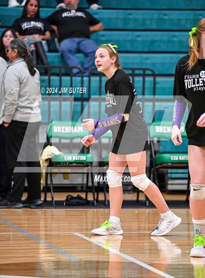 Thumbnail 3 in D'Hanis vs Round Top-Carmine (UIL Volleyball 1A Region III Semifinal) photogallery.