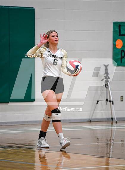 Thumbnail 3 in D'Hanis vs Round Top-Carmine (UIL Volleyball 1A Region III Semifinal) photogallery.