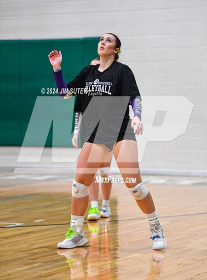 Thumbnail 1 in D'Hanis vs Round Top-Carmine (UIL Volleyball 1A Region III Semifinal) photogallery.