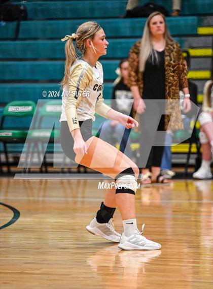 Thumbnail 1 in D'Hanis vs Round Top-Carmine (UIL Volleyball 1A Region III Semifinal) photogallery.