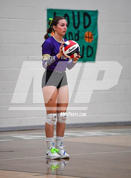 Thumbnail 1 in D'Hanis vs Round Top-Carmine (UIL Volleyball 1A Region III Semifinal) photogallery.