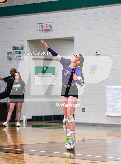Thumbnail 1 in D'Hanis vs Round Top-Carmine (UIL Volleyball 1A Region III Semifinal) photogallery.