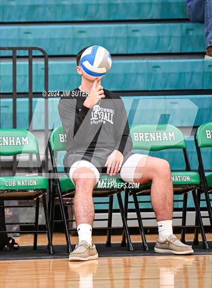 Thumbnail 1 in D'Hanis vs Round Top-Carmine (UIL Volleyball 1A Region III Semifinal) photogallery.