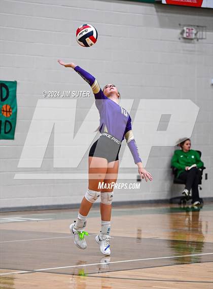 Thumbnail 2 in D'Hanis vs Round Top-Carmine (UIL Volleyball 1A Region III Semifinal) photogallery.