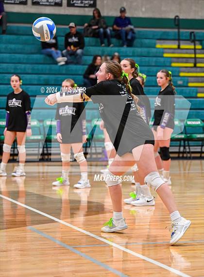 Thumbnail 2 in D'Hanis vs Round Top-Carmine (UIL Volleyball 1A Region III Semifinal) photogallery.