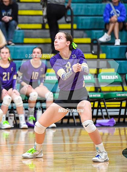 Thumbnail 1 in D'Hanis vs Round Top-Carmine (UIL Volleyball 1A Region III Semifinal) photogallery.