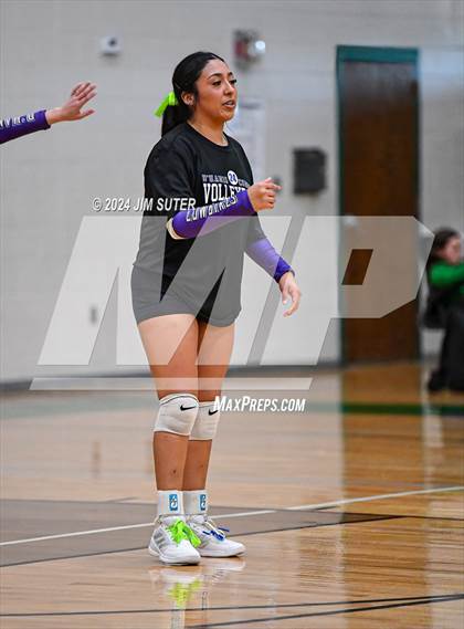 Thumbnail 3 in D'Hanis vs Round Top-Carmine (UIL Volleyball 1A Region III Semifinal) photogallery.