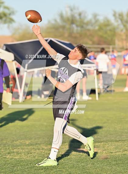 Thumbnail 1 in Benjamin Franklin vs. North Canyon (O'Connor 7 on 7 -  Saturday Night Lights) photogallery.