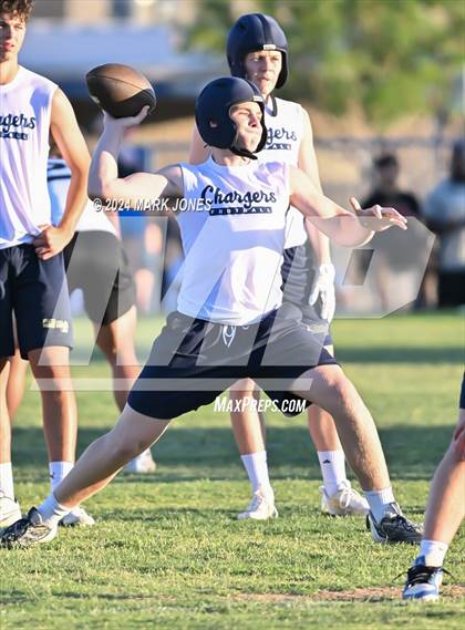 Thumbnail 1 in Benjamin Franklin vs. North Canyon (O'Connor 7 on 7 -  Saturday Night Lights) photogallery.