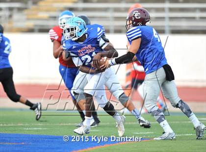 Thumbnail 3 in 2015 Native All Star Football Classic (Red Hawks vs. Blue Eagles) photogallery.