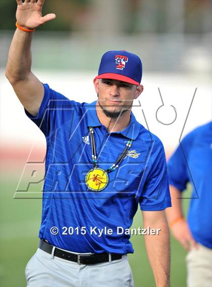Thumbnail 2 in 2015 Native All Star Football Classic (Red Hawks vs. Blue Eagles) photogallery.