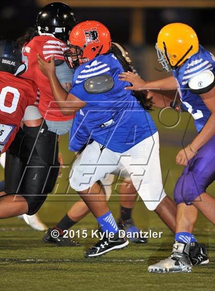 Thumbnail 1 in 2015 Native All Star Football Classic (Red Hawks vs. Blue Eagles) photogallery.