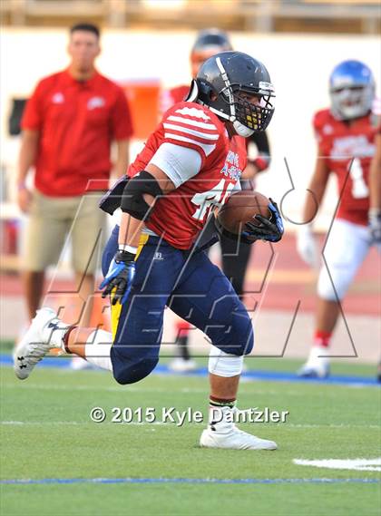 Thumbnail 2 in 2015 Native All Star Football Classic (Red Hawks vs. Blue Eagles) photogallery.