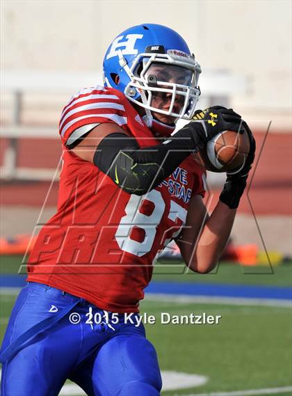 Thumbnail 2 in 2015 Native All Star Football Classic (Red Hawks vs. Blue Eagles) photogallery.
