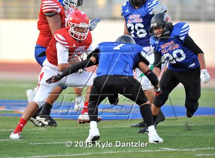 Thumbnail 2 in 2015 Native All Star Football Classic (Red Hawks vs. Blue Eagles) photogallery.