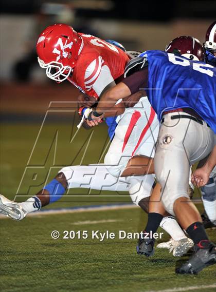 Thumbnail 2 in 2015 Native All Star Football Classic (Red Hawks vs. Blue Eagles) photogallery.