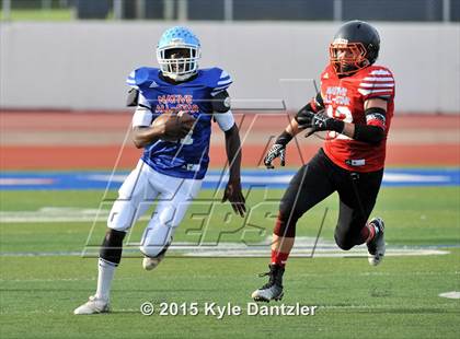 Thumbnail 3 in 2015 Native All Star Football Classic (Red Hawks vs. Blue Eagles) photogallery.