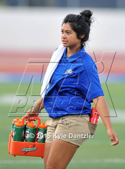 Thumbnail 2 in 2015 Native All Star Football Classic (Red Hawks vs. Blue Eagles) photogallery.