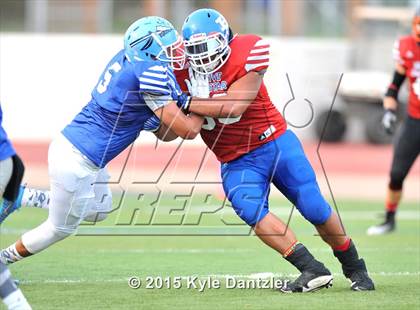 Thumbnail 2 in 2015 Native All Star Football Classic (Red Hawks vs. Blue Eagles) photogallery.