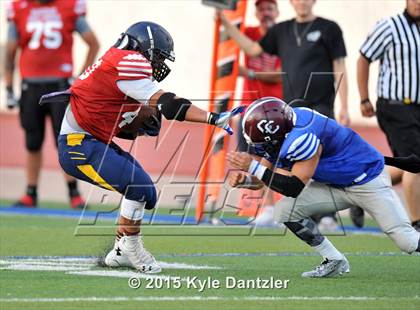 Thumbnail 3 in 2015 Native All Star Football Classic (Red Hawks vs. Blue Eagles) photogallery.