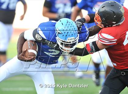 Thumbnail 2 in 2015 Native All Star Football Classic (Red Hawks vs. Blue Eagles) photogallery.