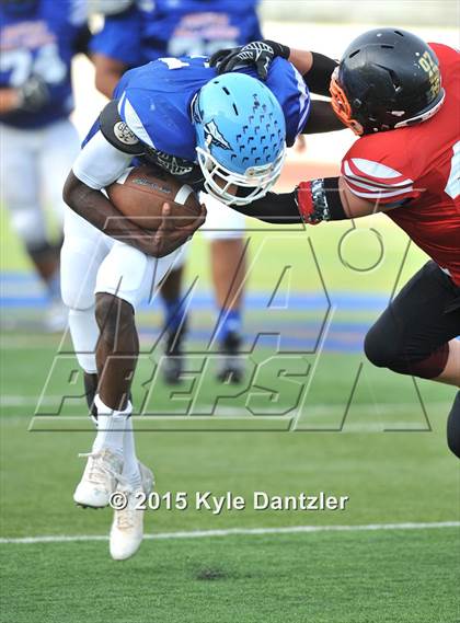 Thumbnail 1 in 2015 Native All Star Football Classic (Red Hawks vs. Blue Eagles) photogallery.