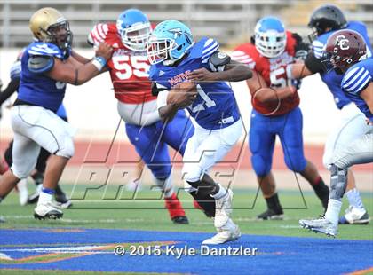 Thumbnail 2 in 2015 Native All Star Football Classic (Red Hawks vs. Blue Eagles) photogallery.