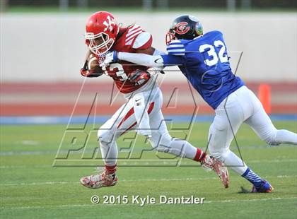 Thumbnail 2 in 2015 Native All Star Football Classic (Red Hawks vs. Blue Eagles) photogallery.