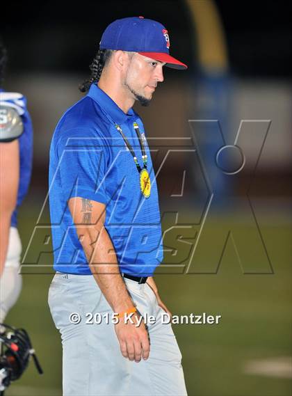 Thumbnail 3 in 2015 Native All Star Football Classic (Red Hawks vs. Blue Eagles) photogallery.