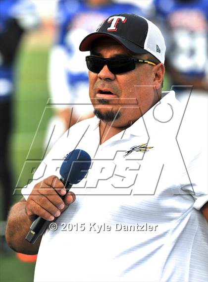 Thumbnail 1 in 2015 Native All Star Football Classic (Red Hawks vs. Blue Eagles) photogallery.