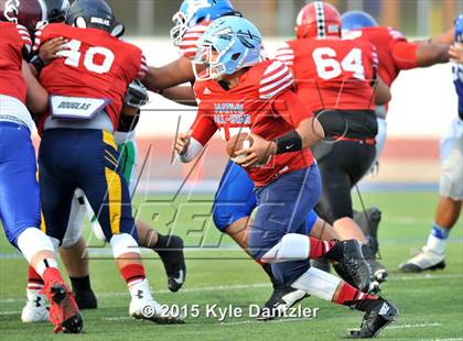 Thumbnail 2 in 2015 Native All Star Football Classic (Red Hawks vs. Blue Eagles) photogallery.