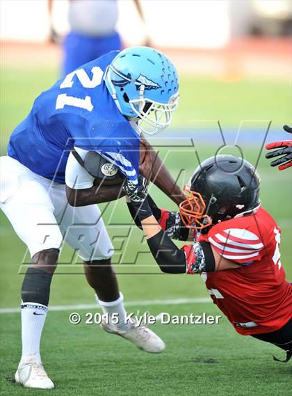 Thumbnail 1 in 2015 Native All Star Football Classic (Red Hawks vs. Blue Eagles) photogallery.