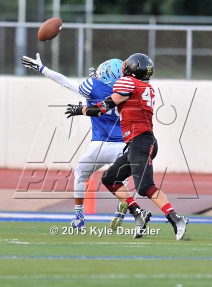 Thumbnail 1 in 2015 Native All Star Football Classic (Red Hawks vs. Blue Eagles) photogallery.