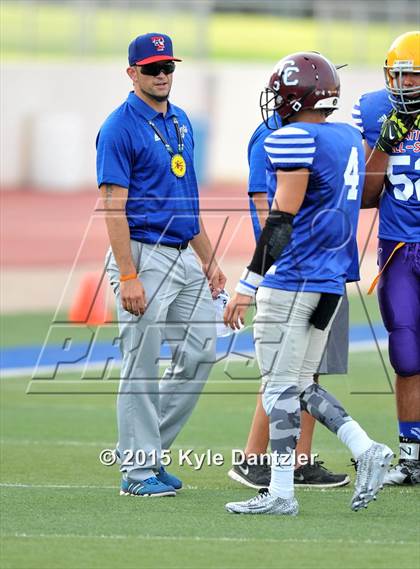 Thumbnail 2 in 2015 Native All Star Football Classic (Red Hawks vs. Blue Eagles) photogallery.