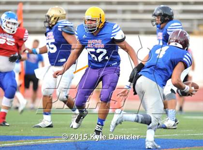 Thumbnail 2 in 2015 Native All Star Football Classic (Red Hawks vs. Blue Eagles) photogallery.