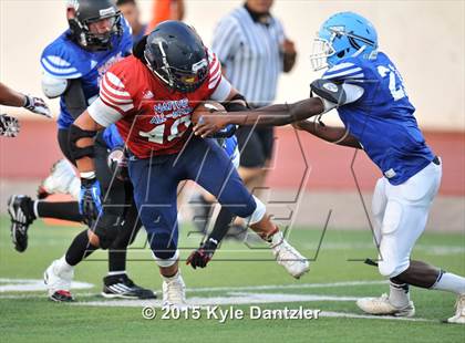 Thumbnail 2 in 2015 Native All Star Football Classic (Red Hawks vs. Blue Eagles) photogallery.