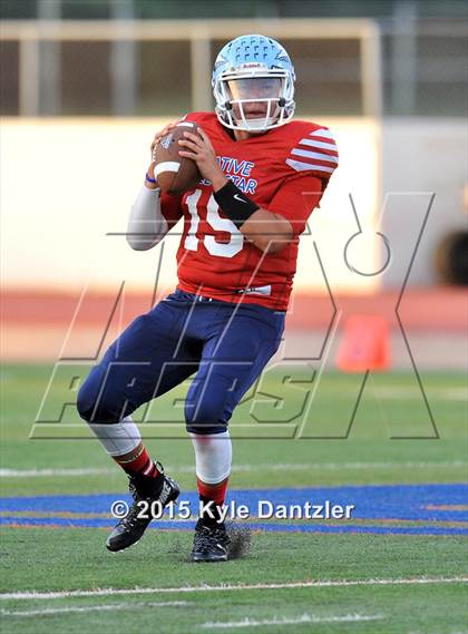 Thumbnail 1 in 2015 Native All Star Football Classic (Red Hawks vs. Blue Eagles) photogallery.