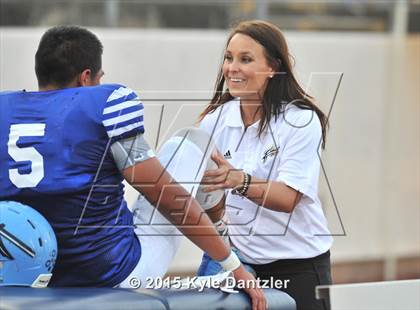 Thumbnail 2 in 2015 Native All Star Football Classic (Red Hawks vs. Blue Eagles) photogallery.