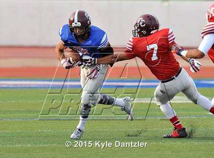 Thumbnail 2 in 2015 Native All Star Football Classic (Red Hawks vs. Blue Eagles) photogallery.