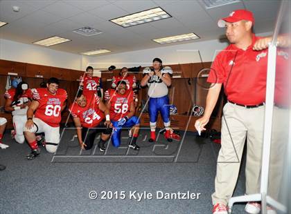Thumbnail 1 in 2015 Native All Star Football Classic (Red Hawks vs. Blue Eagles) photogallery.