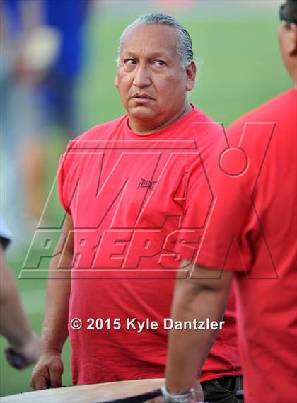 Thumbnail 2 in 2015 Native All Star Football Classic (Red Hawks vs. Blue Eagles) photogallery.