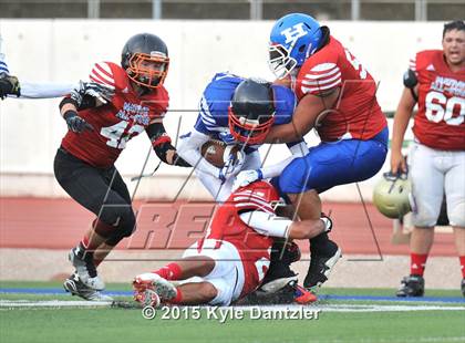 Thumbnail 3 in 2015 Native All Star Football Classic (Red Hawks vs. Blue Eagles) photogallery.